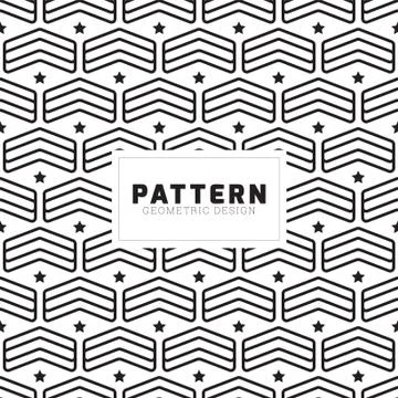 Creative geometric seamless pattern vector design Stock Illustration