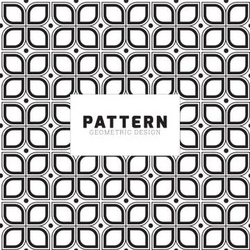 Creative geometric seamless pattern vector design Stock Illustration