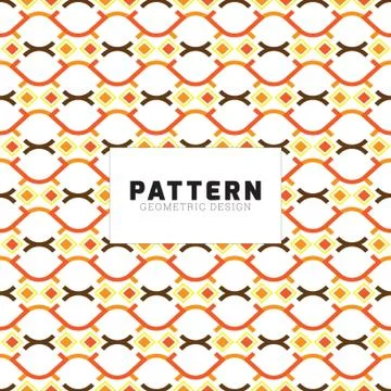 Creative geometric seamless pattern vector design Stock Illustration