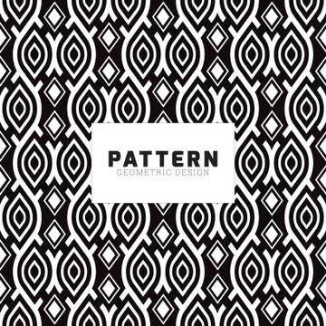 Creative geometric seamless pattern vector design Stock Illustration