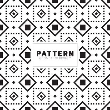 Creative geometric seamless pattern vector design Stock Illustration