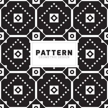 Creative geometric seamless pattern vector design Stock Illustration