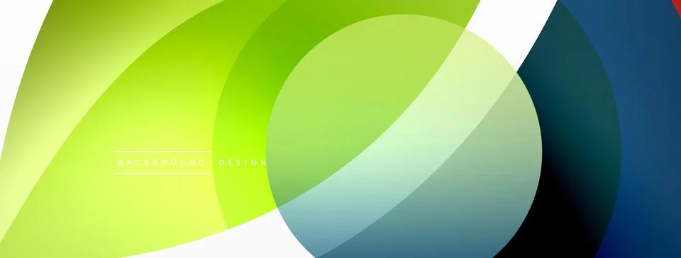 Creative geometric wallpaper. Minimal abstract background. Circle wave and round イラスト素材