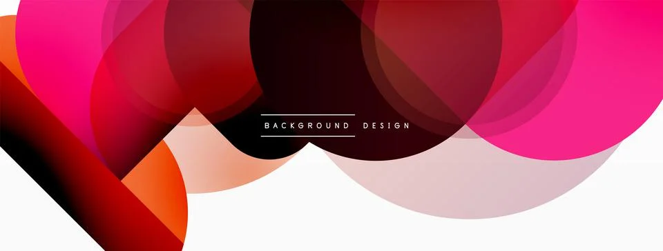 Creative geometric wallpaper. Minimal circle triangle and square line abstract 스톡 일러스트