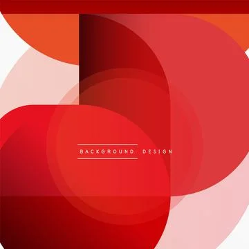 Creative geometric wallpaper. Minimal circle triangle and square line abstract Stock Illustration
