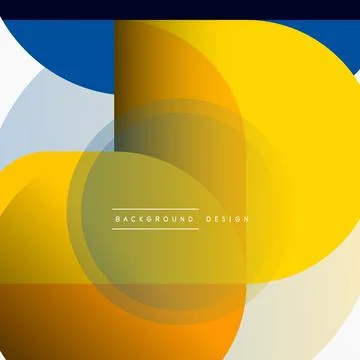 Creative geometric wallpaper. Minimal circle triangle and square line abstract 스톡 일러스트