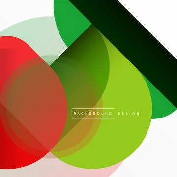 Creative geometric wallpaper. Minimal circle triangle and square line abstract Stock Illustration