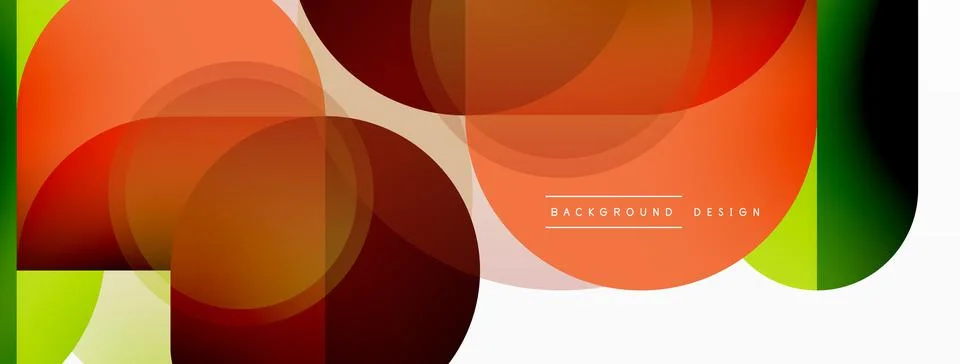 Creative geometric wallpaper. Minimal circle triangle and square line abstract イラスト素材