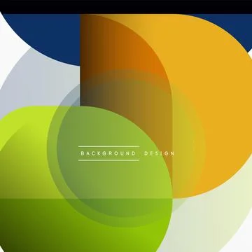 Creative geometric wallpaper. Minimal circle triangle and square line abstract イラスト素材