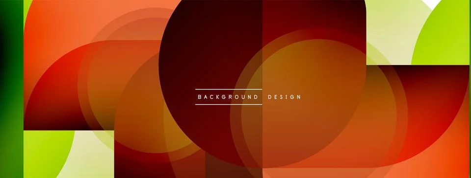 Creative geometric wallpaper. Minimal circle triangle and square line abstract イラスト素材