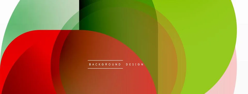 Creative geometric wallpaper. Minimal circle triangle and square line abstract Stock Illustration