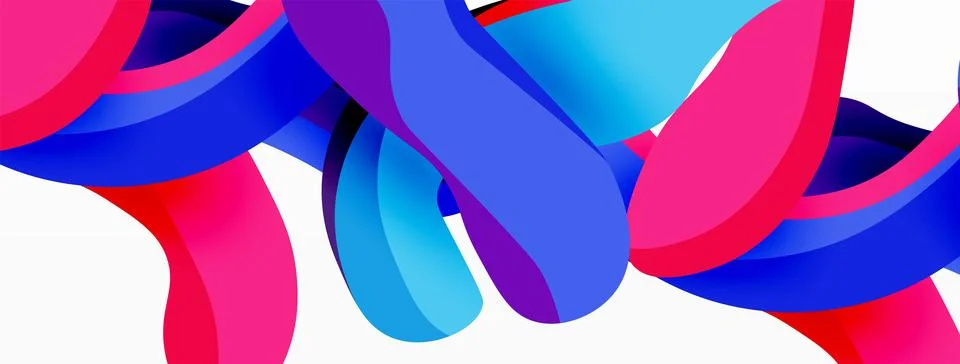 Creative geometric wallpaper. Splash liquid wave fluid shapes background. Techno 스톡 일러스트