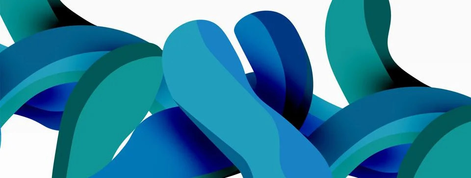 Creative geometric wallpaper. Splash liquid wave fluid shapes background. Techno イラスト素材