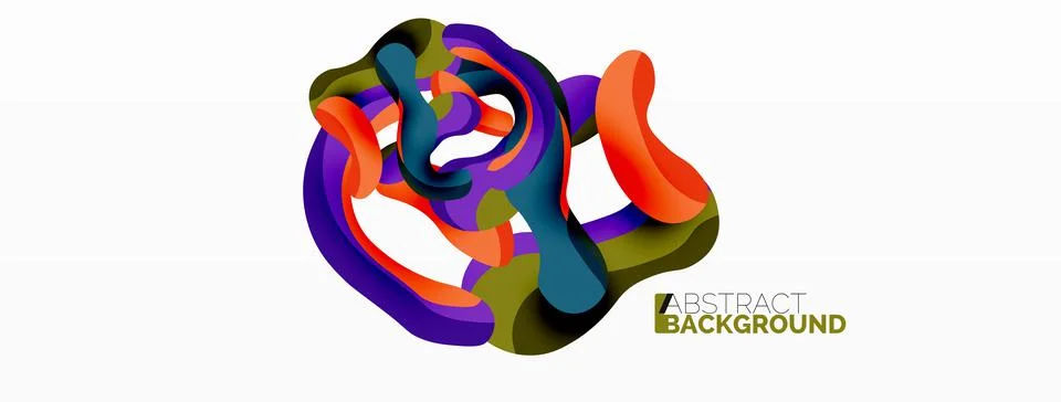 Creative geometric wallpaper. Splash liquid wave fluid shapes background. Techno 스톡 일러스트