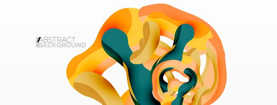 Creative geometric wallpaper. Splash liquid wave fluid shapes background. Techno イラスト素材
