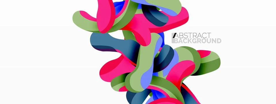 Creative geometric wallpaper. Splash liquid wave fluid shapes background. Techno Stock Illustration