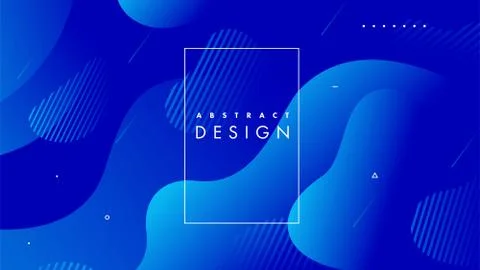 Creative geometric wallpaper. Trendy gradient shapes composition. Eps10 vector. Stock Illustration