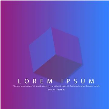 Creative geometric wallpaper. Trendy gradient shapes composition. vector. Stock Illustration