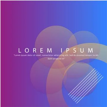 Creative geometric wallpaper. Trendy gradient shapes composition. vector. Stock Illustration