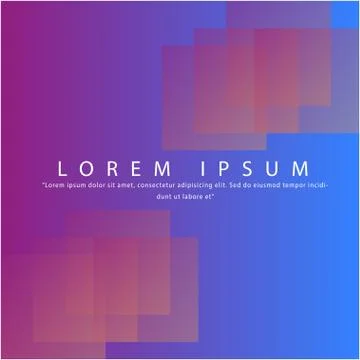 Creative geometric wallpaper. Trendy gradient shapes composition. vector. Stock Illustration