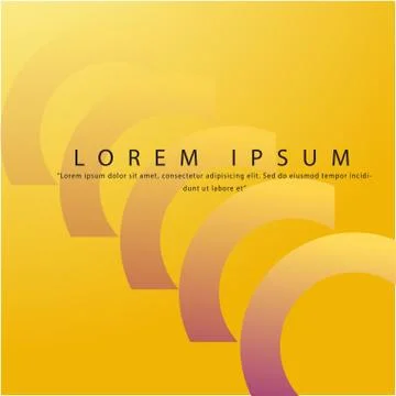 Creative geometric wallpaper. Trendy gradient shapes composition. vector. Stock Illustration