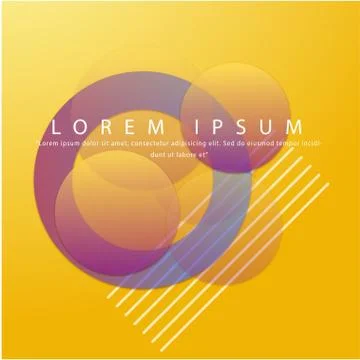 Creative geometric wallpaper. Trendy gradient shapes composition. vector. イラスト素材