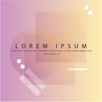 Creative geometric wallpaper. Trendy gradient shapes composition. vector. Stock Illustration