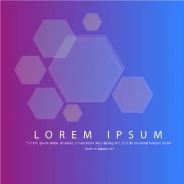 Creative geometric wallpaper. Trendy gradient shapes composition. vector. Stock Illustration