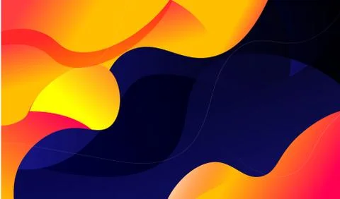 Creative geometric wallpaper. Trendy gradient shapes composition. Stock-Illustration