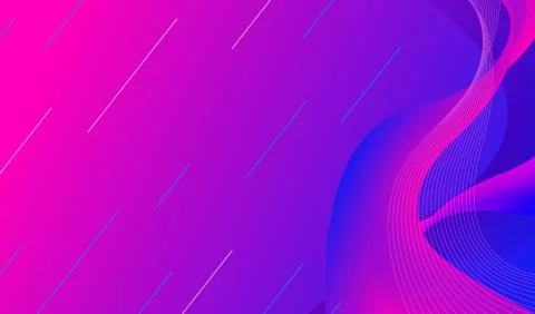 Creative geometric wallpaper. Trendy gradient shapes composition イラスト素材