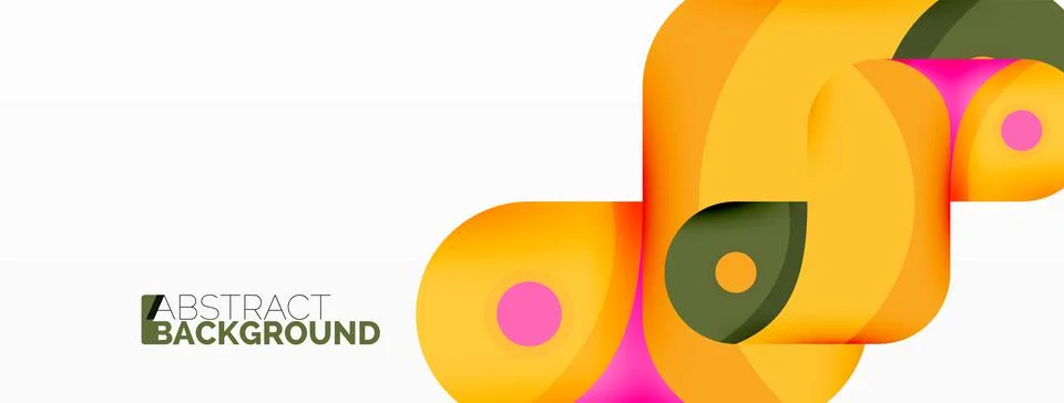 Creative geometric wallpaper. Trendy minimal abstract background. Techno Stock Illustration