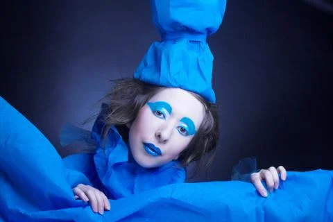 Creative girl. Stock Photos