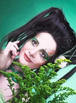 Creative girl. Stock Photos