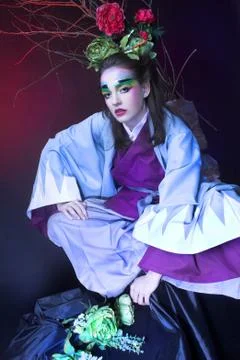 Creative girl. Stock Photos