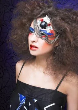 Creative girl. Stock Photos