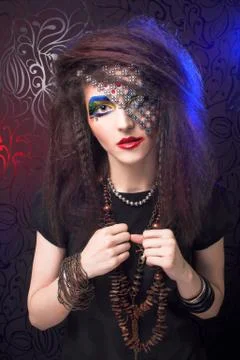 Creative girl Stock Photos