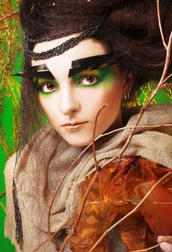 Creative girl. Foto stock
