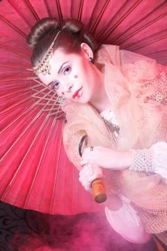 Creative girl. Stock Photos