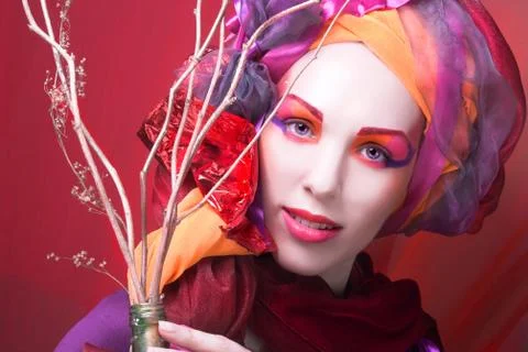 Creative girl Stock Photos