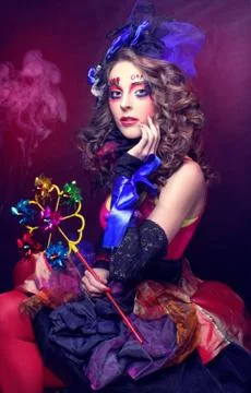 Creative girl. Stock Photos