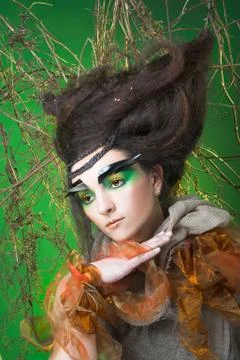 Creative girl. Foto stock