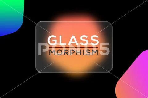 Creative Glassmorphism Design Elements Pack with Blur Effect PSD 템플릿