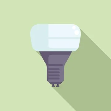 Creative good light icon flat vector. Good residence Stock Illustration
