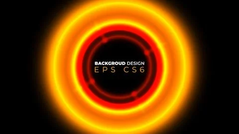 Creative gradient unique style yellow color background design vector template Stock Illustration