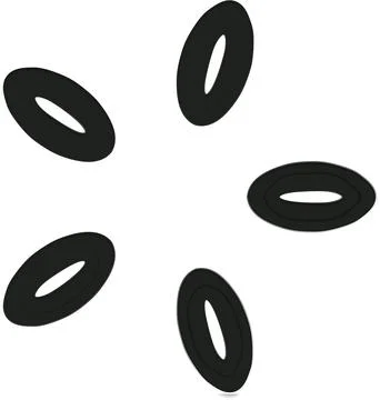 Creative Gradient Vector Shapes for Multi Purpose Artwork Illustrazione stock