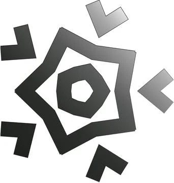 Creative Gradient Vector Shapes for Multi Purpose Artwork Illustrazione stock