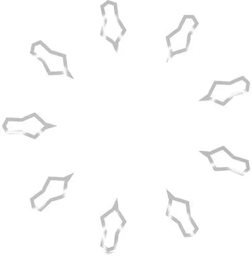 Creative Gradient Vector Shapes for Multi Purpose Artwork Stock Illustration