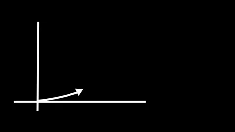 Creative Graph hand drawn arrow chart growing up. Business growth arrow and.. Stock Footage 299739343