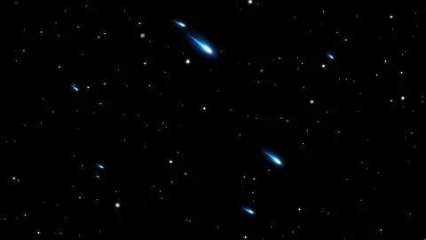 Creative graphic background Night shining starry sky in dark space galaxy Illustrazione stock