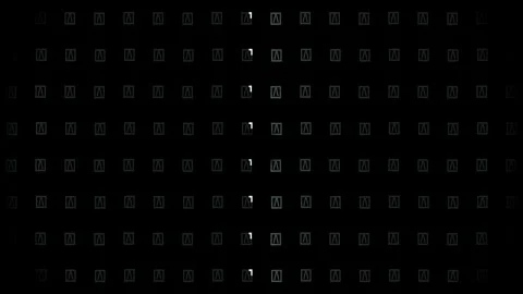 Creative graphic pattern with shapes and lines in dark Stock Footage 339374101